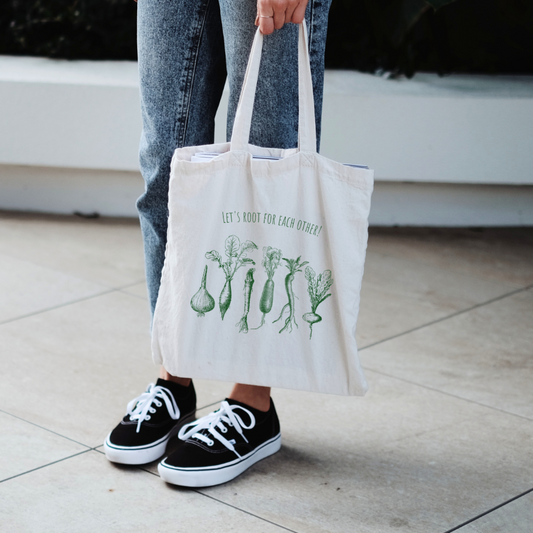 Lets Root For Each Other Tote Bag