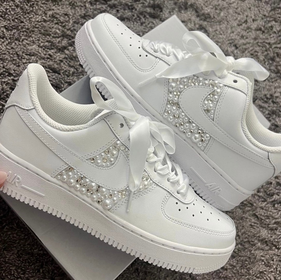 White Wedding Nike Bridal Sneaker